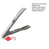 Fish Gripper with Anti-lost Rope Anti-slip Handle Lightweight Portable Fish Grabber Handheld Fish Control Clamp Pliers Tong Fishing Accessories