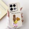 For Infinix Note 40 Case X6853 Pretty Girls Sunflowers Cover Soft Silicone Phone Case For Infinix Note 40 Pro Plus Note40 Fundas