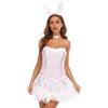 Strój królika co-fun uniform uwodzenie cosplay, seksowna sukienka tube top królika