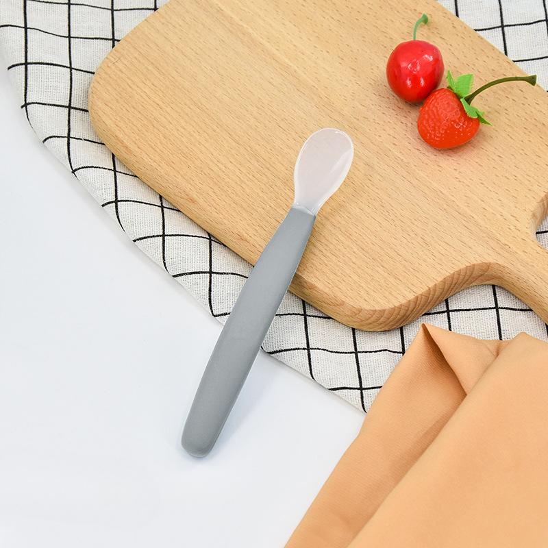 

Силиконовые мягкие ложки для младенцев и детей Посуда для кормления водой для младенцев и малышей Ложки для рисовой каши и супа с мягким кончиком High ash (spoon)