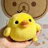 Kawaii 7cm Kiiroitori Plush Doll Keychain Rilakkuma's Friends Cute Yellow Chicken Backpack Charm Mini Pendant Girls&Kids Gifts
