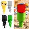 Picnic Cup Holder Beach Sand Holder, Stable Spiral Screw-in Beverage Stake, 3D Print Portable Coaster for Lawn And Camping Drink