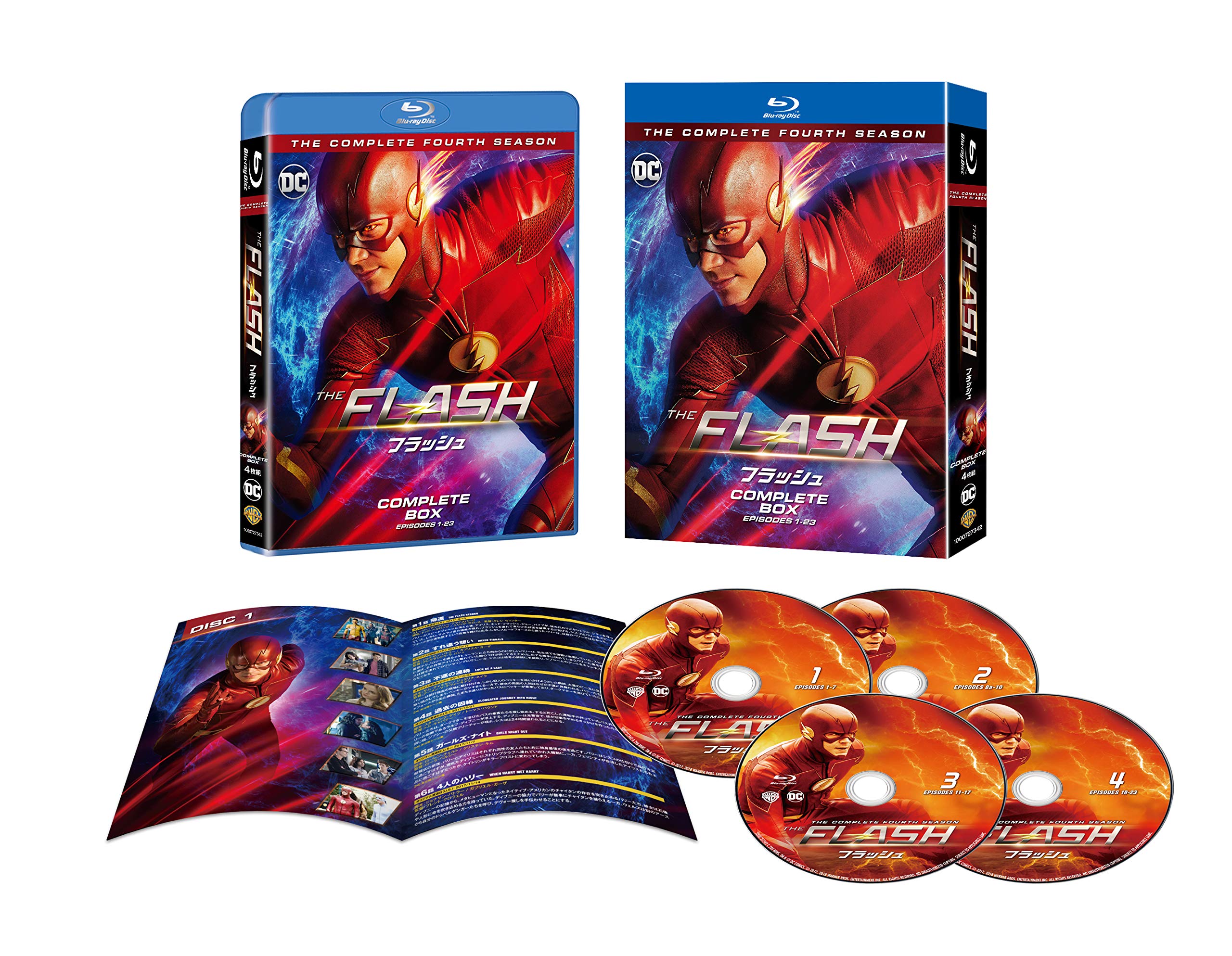 

THE FLASH 4th Season Complete Box 4 Blu-ray (Episodes 1-23, Discs) [Blu-ray]