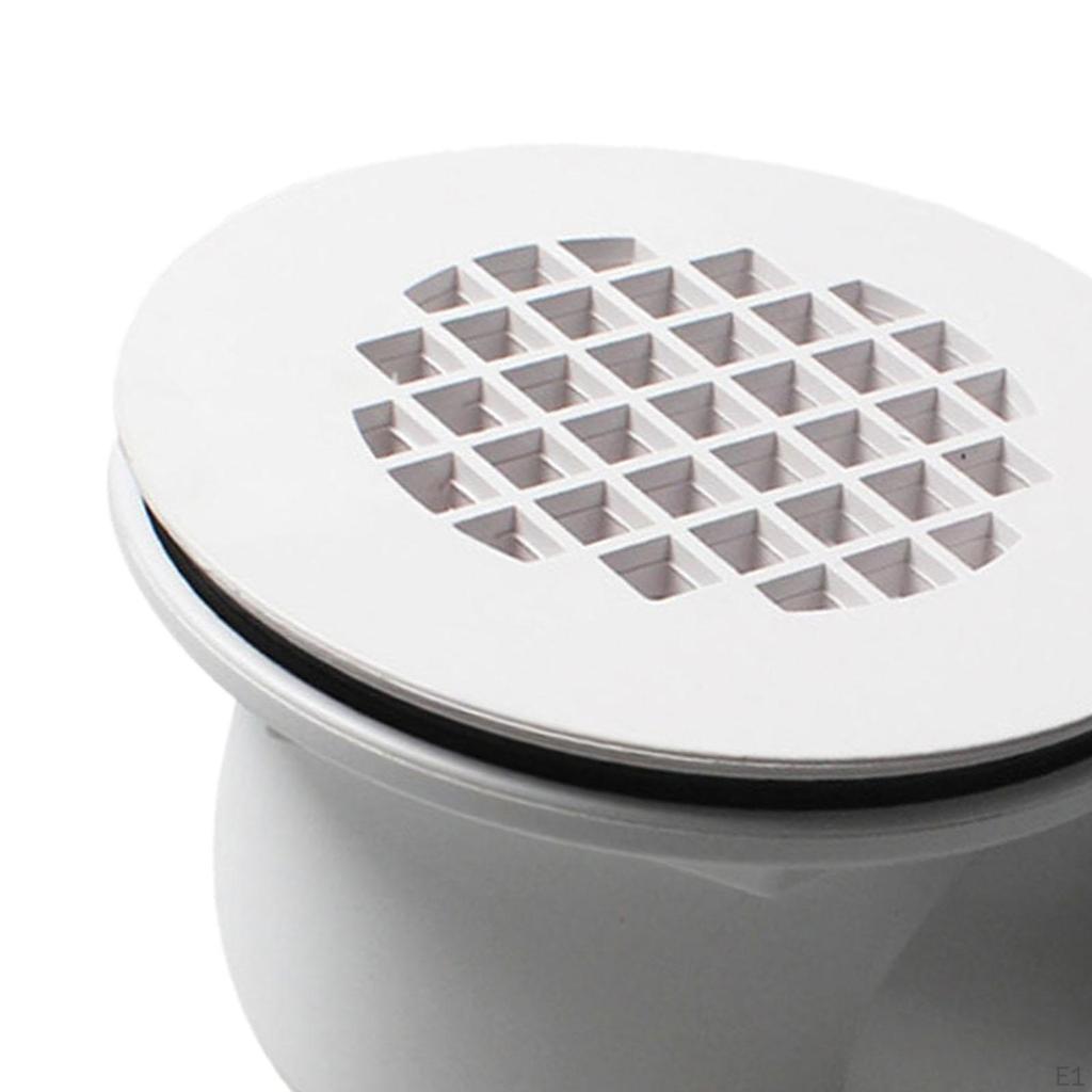 Shower Base Drain Strainer Easy To Install Anti-odor Solid Grate Cover for Household