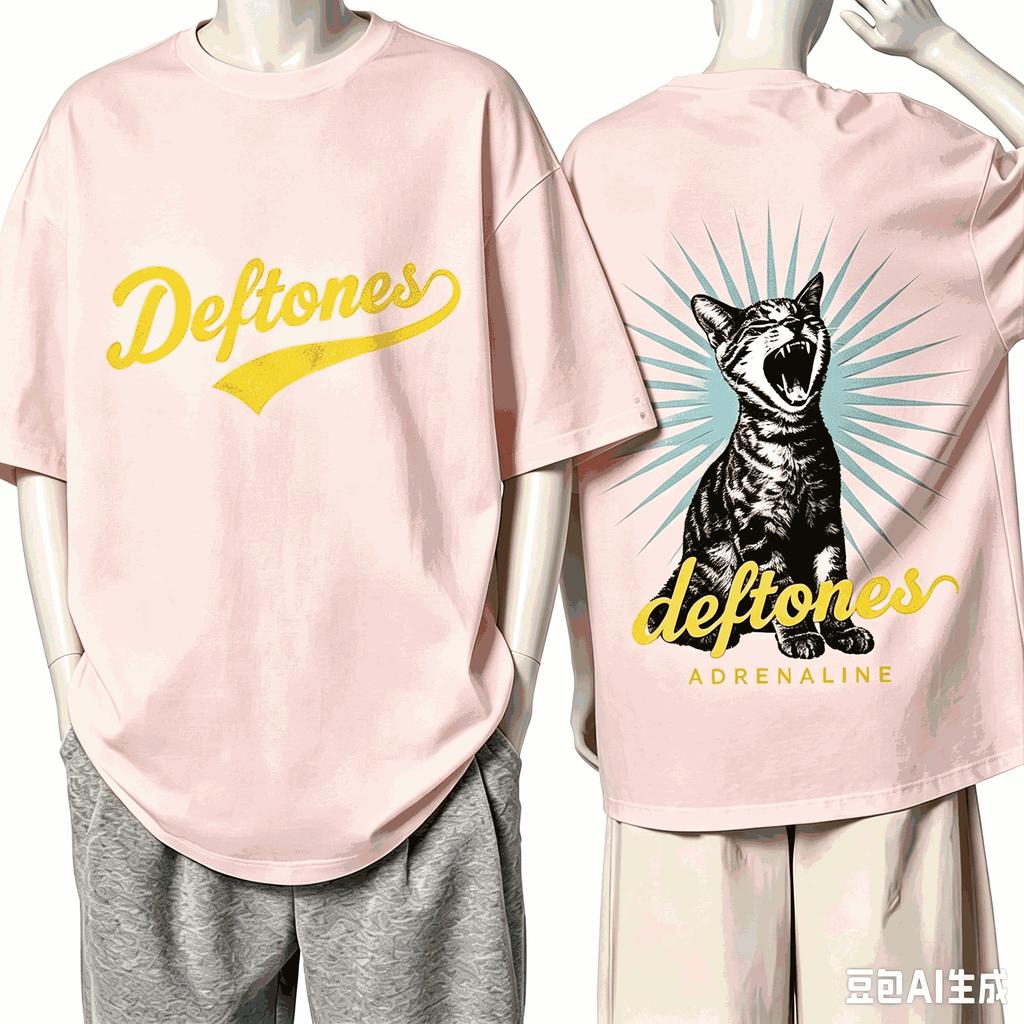Deftones For Fan Gift Tshirt Unisex Unisex Harajuku Oversized Unisex Short Sleeve Streetwear High Quality Couples Breathable Soft