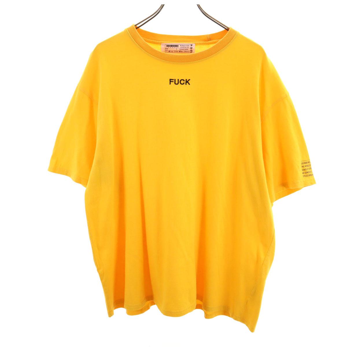 

LEGENDA Футболка с коротким рукавом F желтая Мужская Б/У