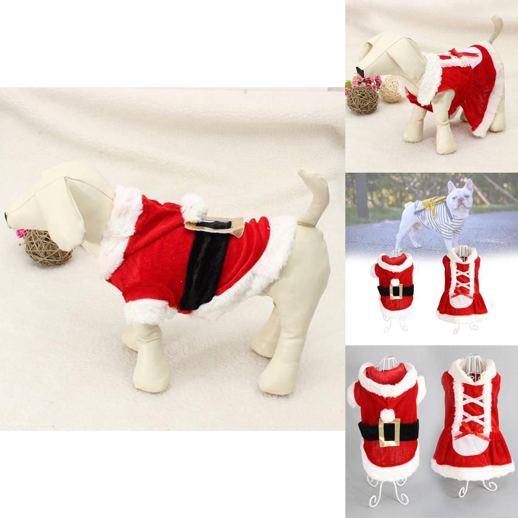 Universal Fit Pet Christmas Santa Costume For Dogs High Quality Fun Holiday Attire