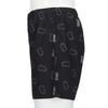 Emporio Armani Manga Bear Cotton Woven Trunks, Front Opening, Men's, Japanese Size, 54240003, Size 98 (Black)
