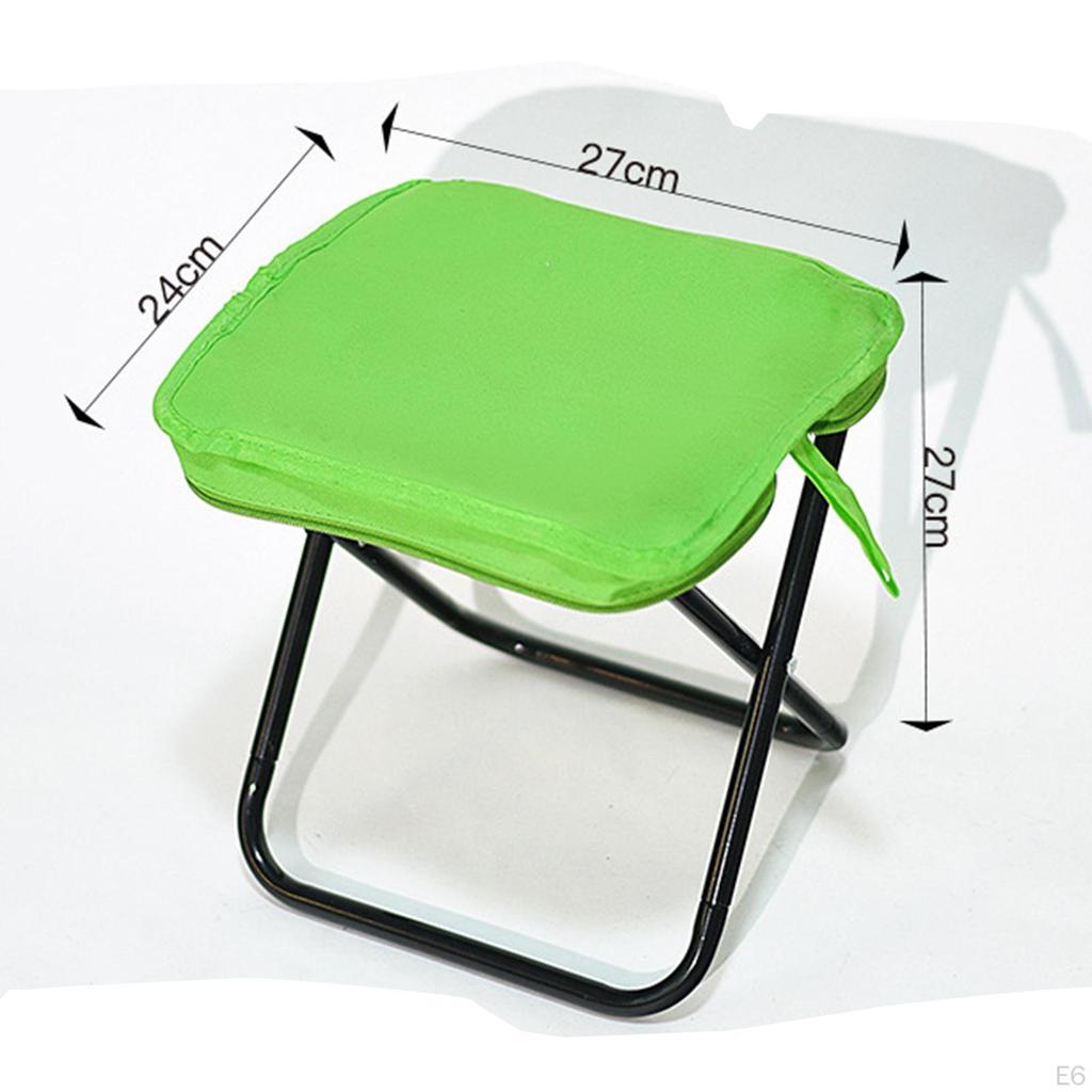 Campinghocker, Reißverschlusstasche im Outdoor-Abfluss, Klapphocker für Gartenkonzert