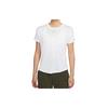 T Shirts Women's White Crew Neck Moderate Straight Fit CU3330-100