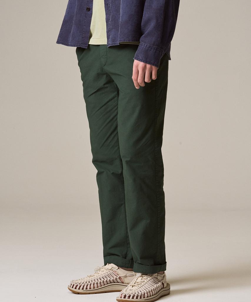 Laijeuaenbillou Garment-Dyed 265 Oxford Easy Pants Olive
