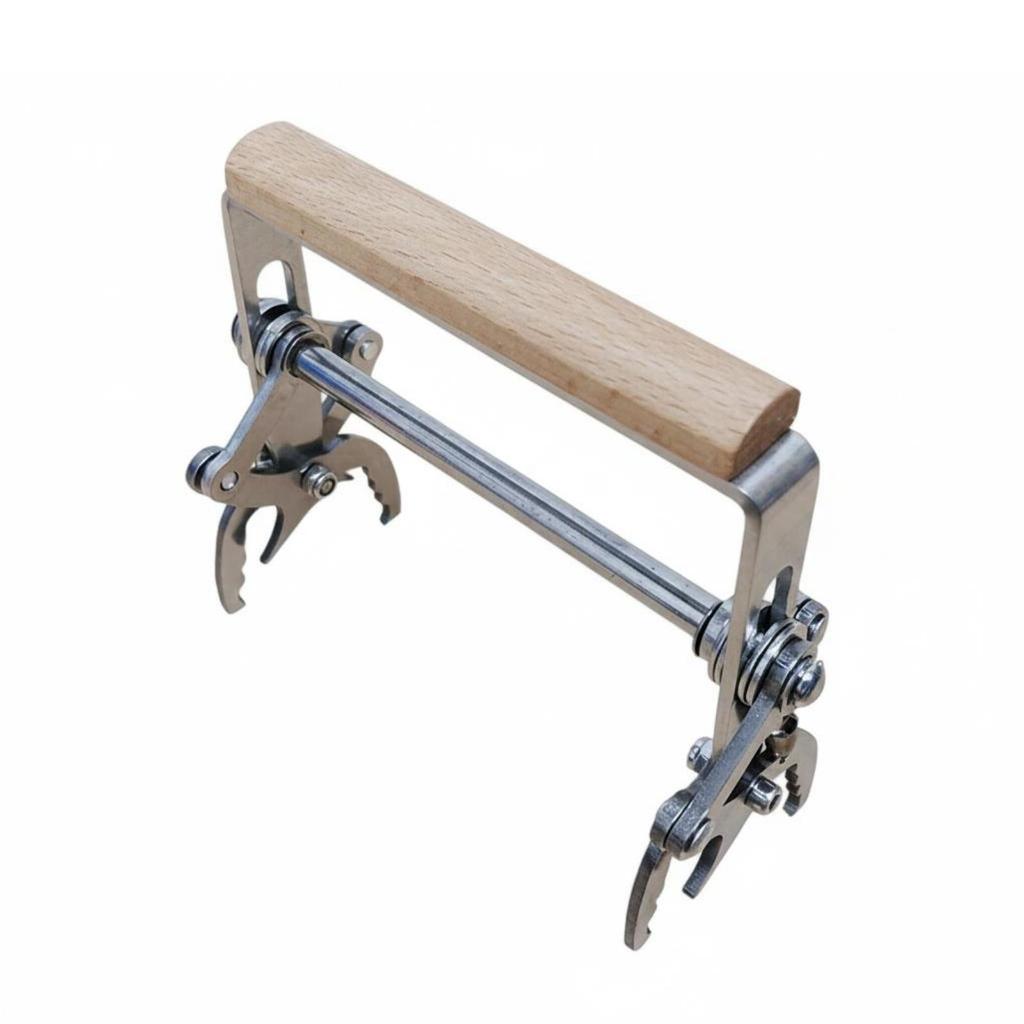 Beehive Frame Lifting Clamp Wooden Handle Lifter Metal Body Apiary Tool for Beekeepers,