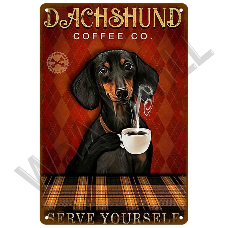 Metal Signs Vintage Cafe Signs Wall Decor Funny Posters Retro Plaques Painting Coffee Bar Sign Tin Signs Home Wall Decor Art