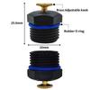 WUJIE 5PCS 20mm Adjustable Watering Sprinkler 1/2'' Thread Spray Nozzle Garden Lawn Drip Irrigation System Kit Home Garden Tools