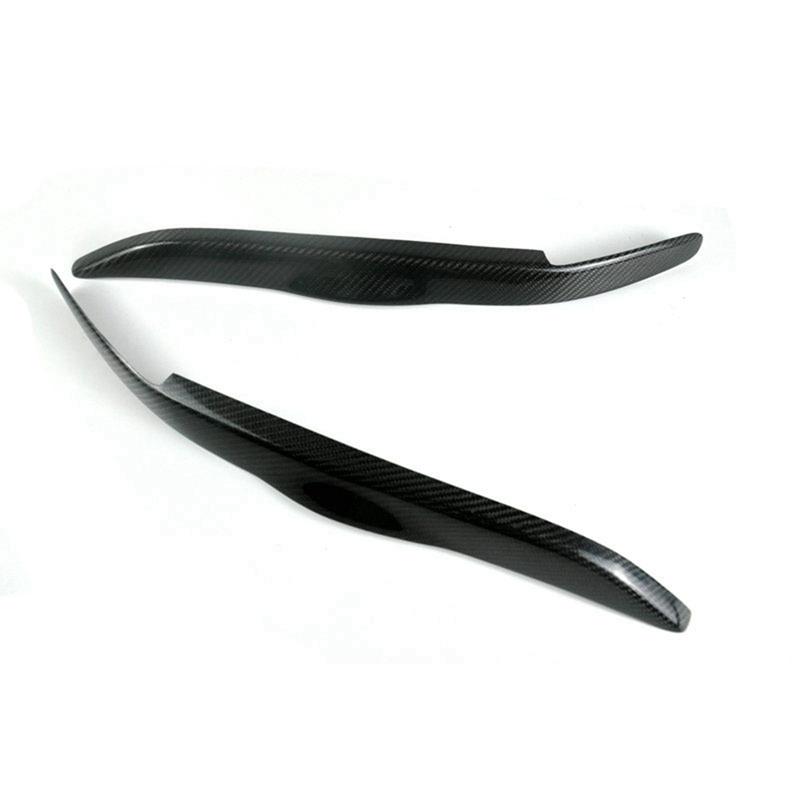 Headlight Eyelid Eyebrow Headlight Lens Cover Trim Carbon Fiber For Subaru Legacy 2004-2008 Accessories