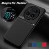Rugged Non-Slip Case for Honor Magic8 Pro Magic 8 Lite Protective Cover Magnetic Suction Holder Coque Fundas Capa