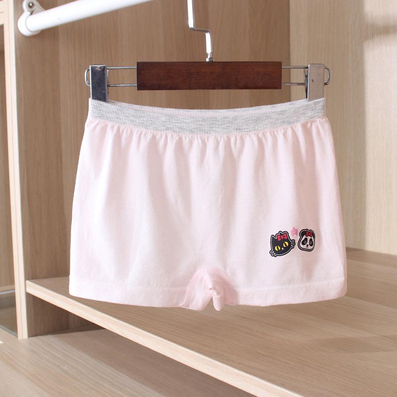 Modal Girls Boxer Briefs - Sweat-Absorbent, Breathable Cartoon Underwear XL