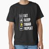 Eat Sleep Squad Repeat Classic TShirt Made In UsaAus TShirt S2xl
