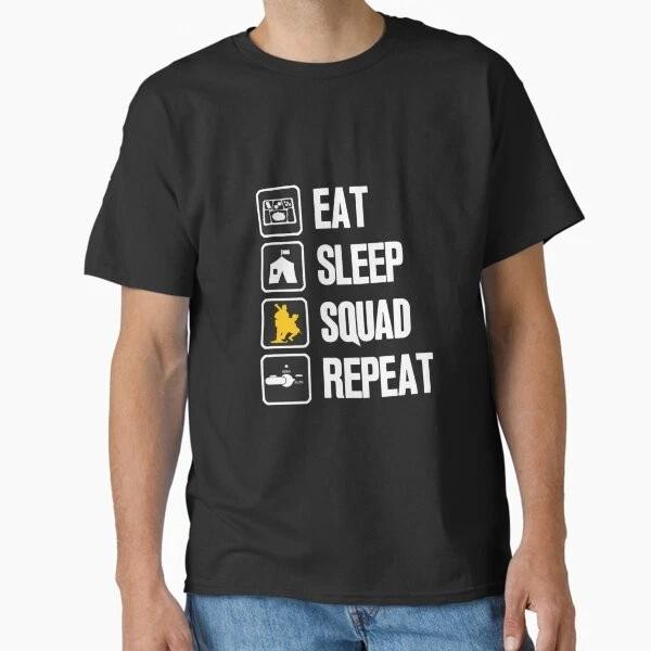 Eat Sleep Squad Repeat Classic TShirt Made In UsaAus TShirt S2xl S