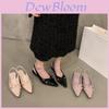 Flat Sandals With Faux Leather Upper For Spring Fashion Womens Dress Shoes