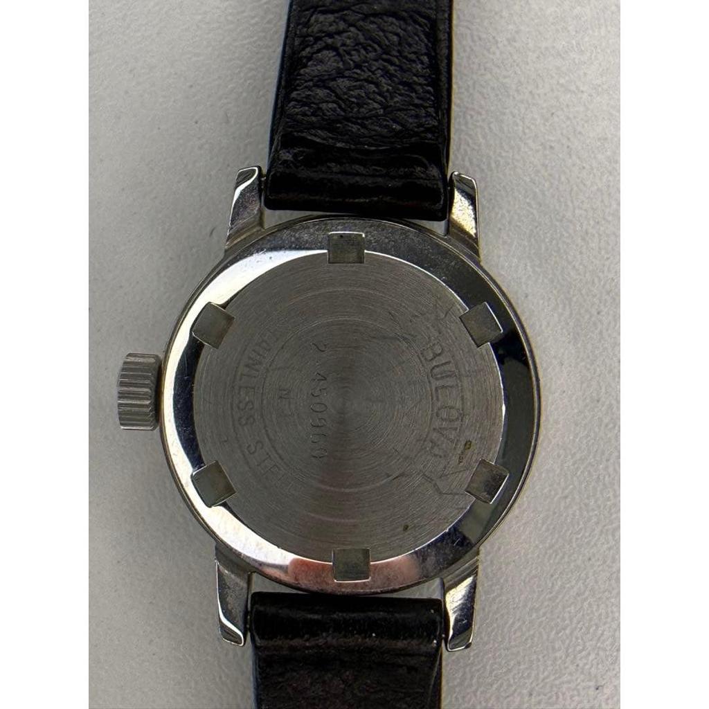 Orologio [BULOVA] usato/cinturino in pelle/con scatola