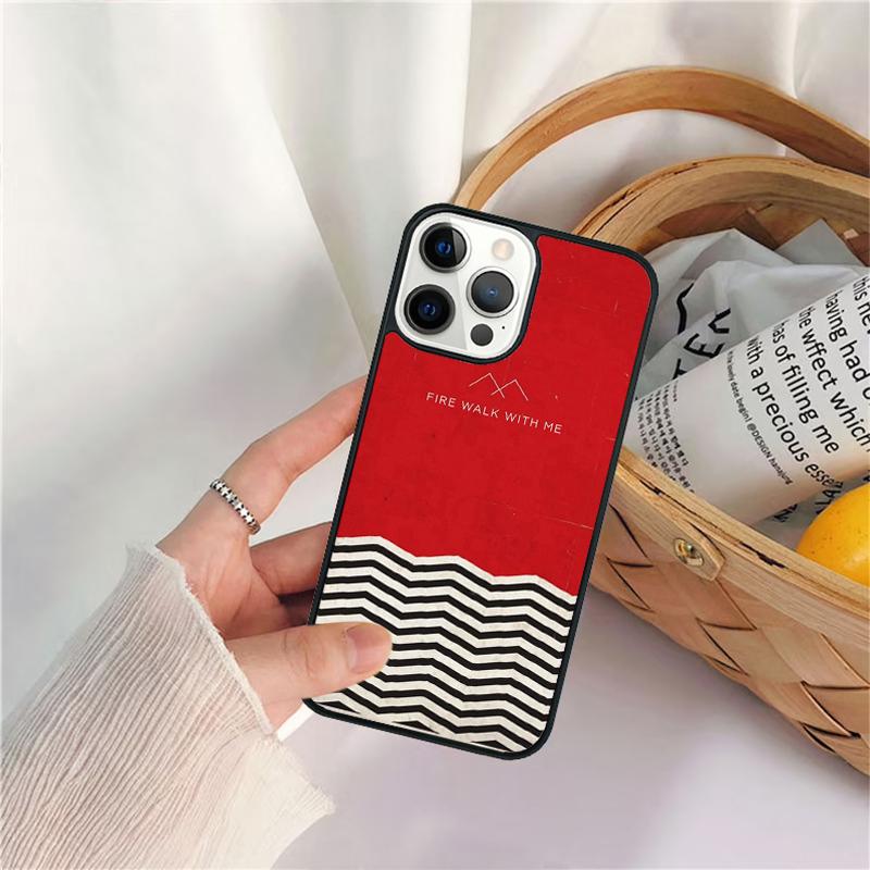 TWIN PEAKS Art Print Phone Case For iPhone 17 Air 16 15 14 11 12 13 Pro  MAX Plus Coque Cover Shell