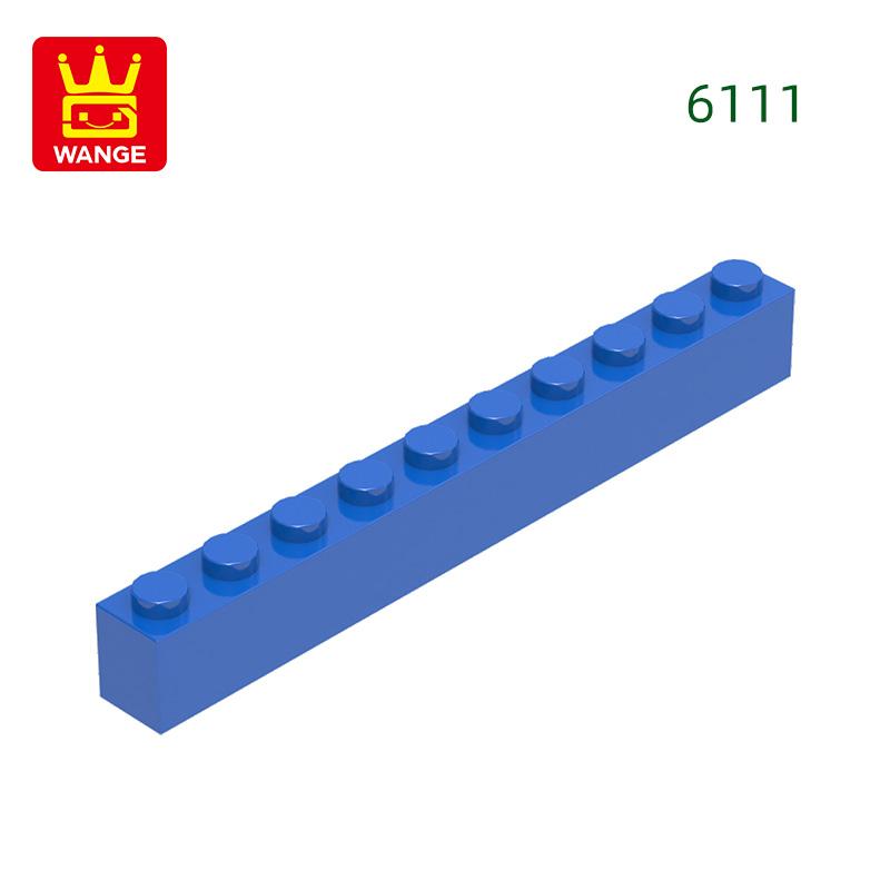 Non-Toxic 25Pcs/Lot 6111 Thick 1X10 Basic Building Blocks Classic Construction Accessories Compatible With Brick Children Gift Box