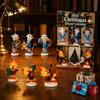 Office Desk Decoration Christmas Advent Calendar 2026, 24-Day Surprise Countdown with 24 Festival Celebration Supplies Acrylic Pendants, Anime Themed
