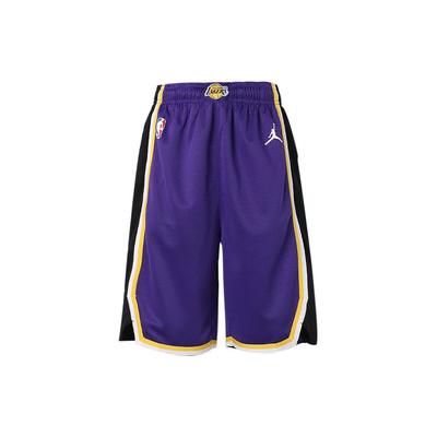 Calções de Basquetebol Lakers Soltos Respiráveis Calções Infantis Roxo 3Y2B7BCNJ-LAK