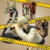 My Hero Academia Anime Character Peripheral Himiko Toga Cute Uniform Battle Version Figure Desktop Ornaments Model Toy Gift