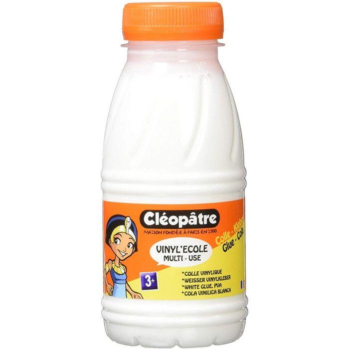 Colle vinylique - CLEOPATRE - Vinyl'Ecole - 250 gr - Multi-matériaux - Idéale pour bricolage