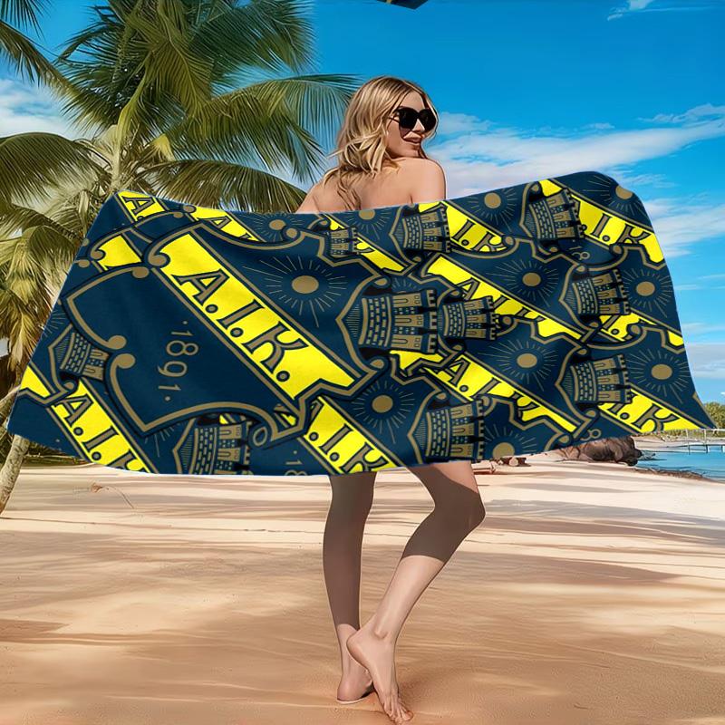 Aik Crest Beach Towel, Quick-drying, Easy To Care For, Suitable for Both Fitness and Beach Vacations,Sports Essential
