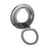 Aluminum Alloy Foldable Phone Ring Holder Stand, Dual-Sided Magnetic Car Mount