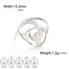 EUEAVAN Stainless Steel Phoenix Fire Bird Ring Guardian Angel Wings Mythology Animal Finger Rings Protection Amulet Jewelry Gift