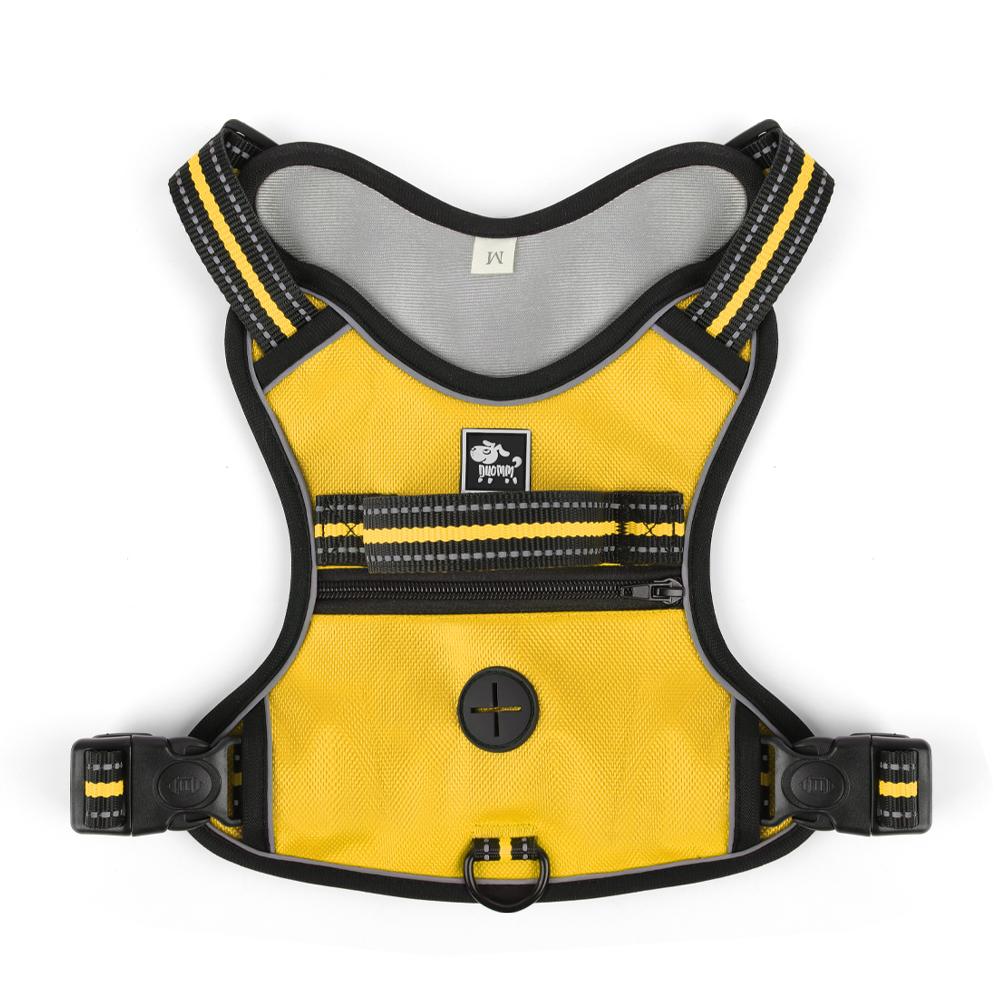 Double layer explosion-proof pet dog chest strap, anti escape dog strap, reflective vest, medium and large dog chest strap