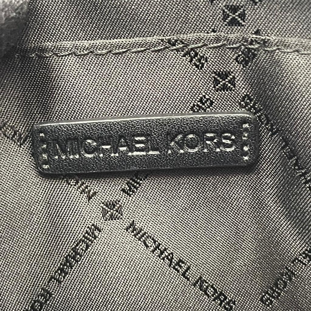 Used Michael Kors Shoulder Bag / Crossbody Bag JET SET ITEM JET SET ITEM Medium Pocket CrossbodyShoulder Bag black/gold leather Women