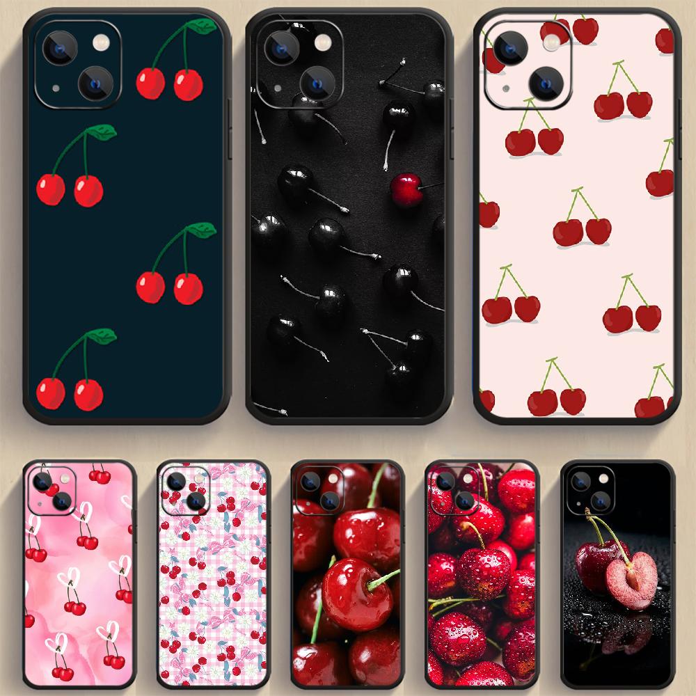 Custodia Per IPhone 11 Pro Con Motivo Ciliegie Rosse - Morbida TPU Antiurto, Profilo Sottile, Per Donne E Ragazze