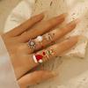 Cross-border Hot-selling Cartoon Christmas Tree, Reindeer, and Snowman Rings - Fashion Accessory and Holiday Gift