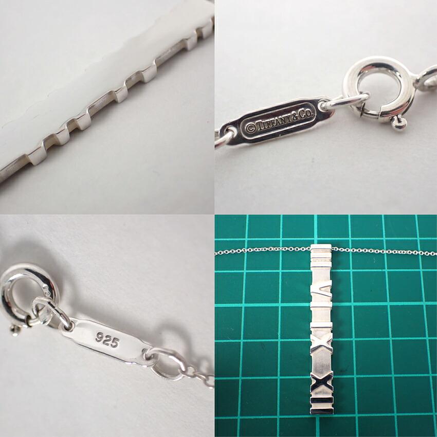 [Folosit] TIFFANY/Colier/Pandant/Colier Tiffany 925 Atlas Bar/g420-76