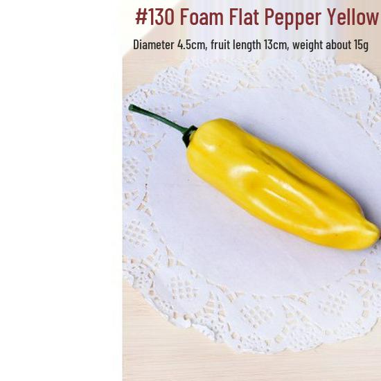 Green and Red Fake Chili Pepper Models for Display and Photography Props