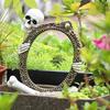 KX4B Gothic Skeleton Frame Resin Ornament Skull Picture Frame Decoration For Holiday