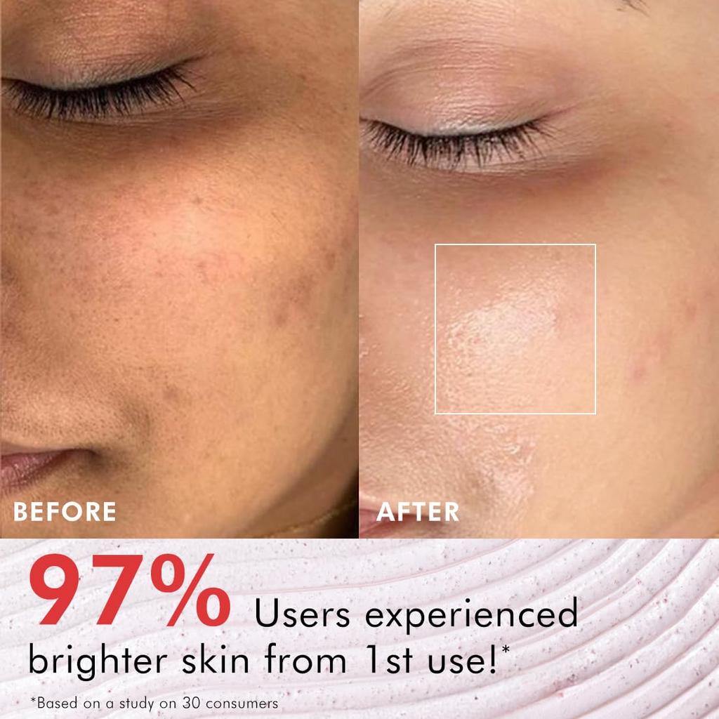 mCaffeine Berries Brightening Coffee Face Scrub Gentle Exfoliating Face Polish For Smooth Radiant Skin Non Drying Formula Unisex Pack Of 2