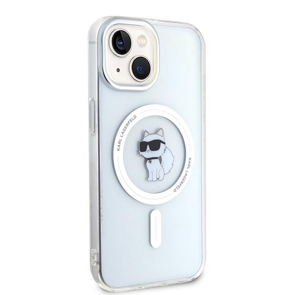 Karl Lagerfeld Klhmp15Shfccnot Iphone 15 / 14 / 13 6.1 Transparent Hardcase Iml Choupette Magsafe