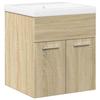 VidaXL Ensemble de meubles de salle de bain 2 pcs chêne sonoma 3324982