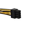 Power Cables & Connectors 18Cm 862 Pin To Dual 4 Video Card Power Cable Adapter 8Pin 4Pin Graphics Cord Copper Wire Core