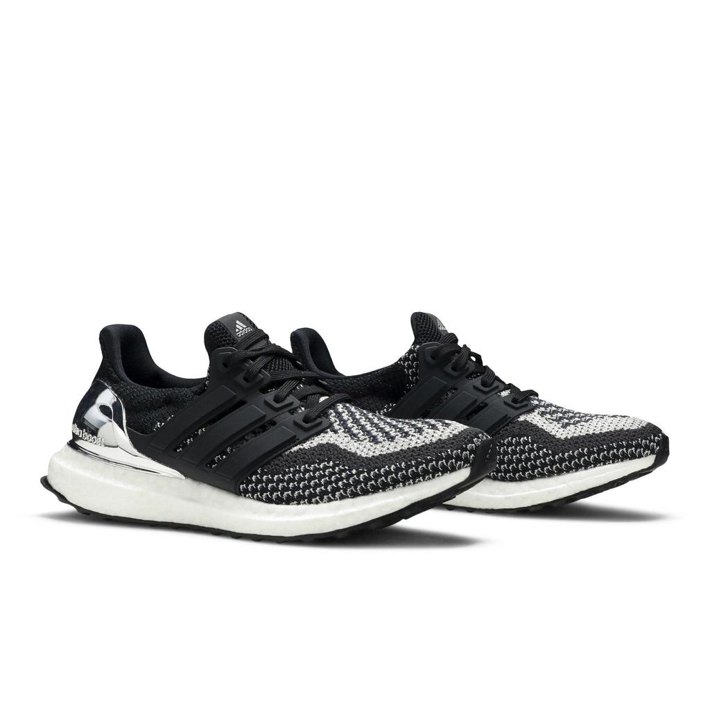 adidas UltraBoost 2.0 J 'Silver Medal' (Unisex) Core Black / Black / Metallic Silver Running Shoes BA9615