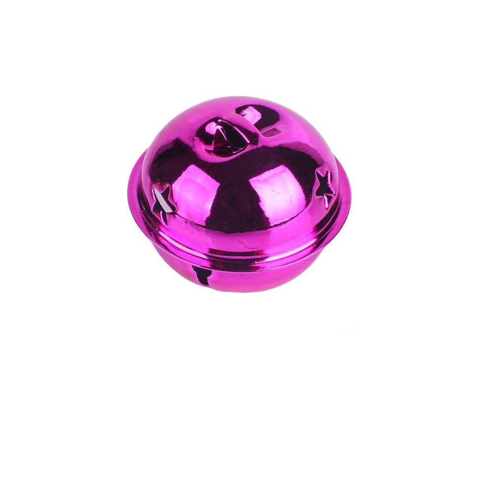 10pcs 30-40mm Bell Jingle Gold/Silver Christmas Tree Pendant Glitter Bell Hollow Star Sleigh Bell Christmas Tree Decoration