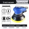 5" & 6" High-Speed Pneumatic Sander and Polisher, Model 313 Handheld Air Grinder