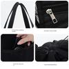 Hand-held Beach Tote Bag Drawstring Cosmetic Organizer Case Durable Mesh Shower Bag  Men/women