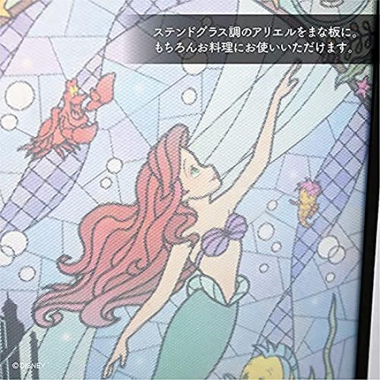 Yaxell Disney Little Mermaid Made In Japan with Stand Stained Glass Style 263 X 185mm